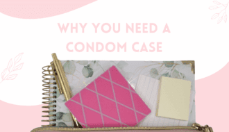 roxy pepperton condom case ready for college dorm life, travel organization, safe sex